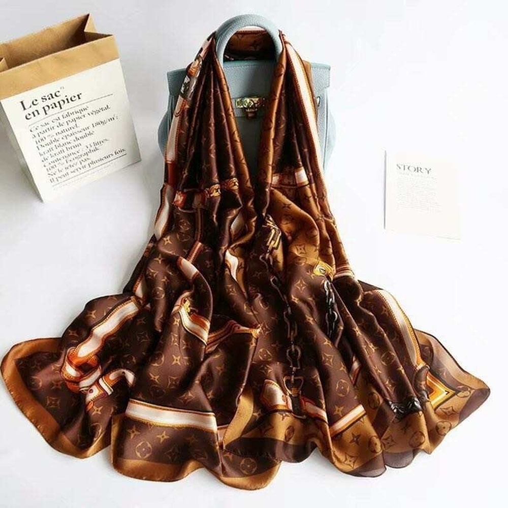 Miss Love Elegant Designer Scarf In 4 Colors - Picture 4 of 11